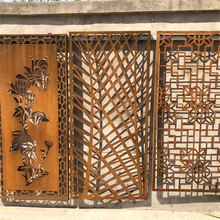Corten Fence Panels