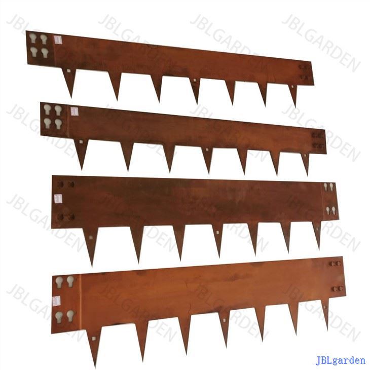 Метална морава Corten стоманени градински кантове