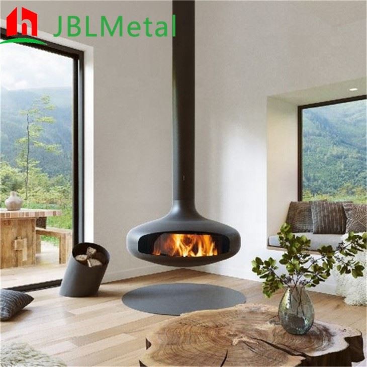 Round Propane Fireplace