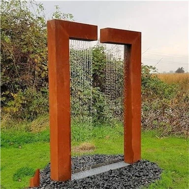 Орнаменти Corten Steel Rain Curtain