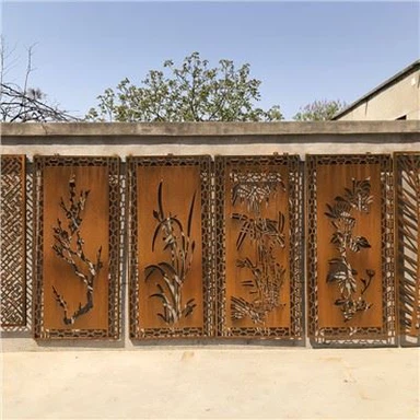 Градински параван Corten Steel