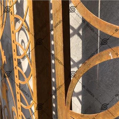 Градински паравани от Corten Steel за декорация