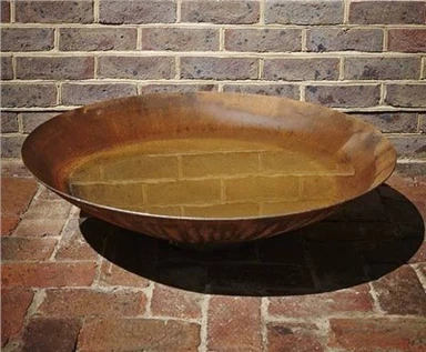 Corten Steel Gas Fire Pit