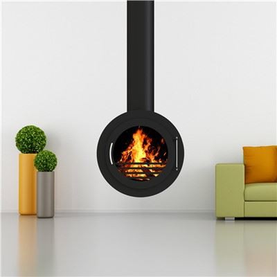 Овални остри висящи камини Печки за къща