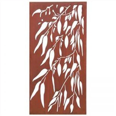 Градински панели от ръждясала стомана