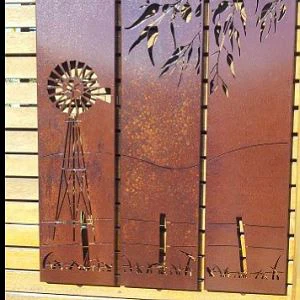 Wall Design Laser Cut Corten Steel Screens