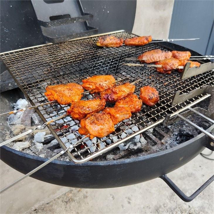 Round Flat Bbq Grill