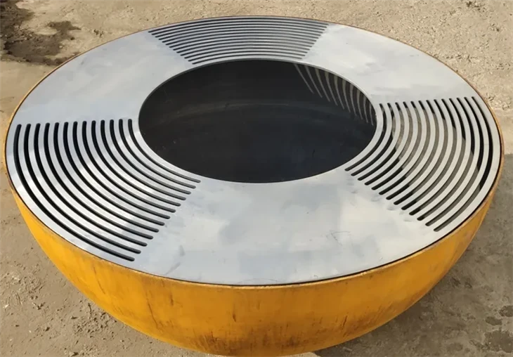 Barbecue Grill Made Of Corten Steel