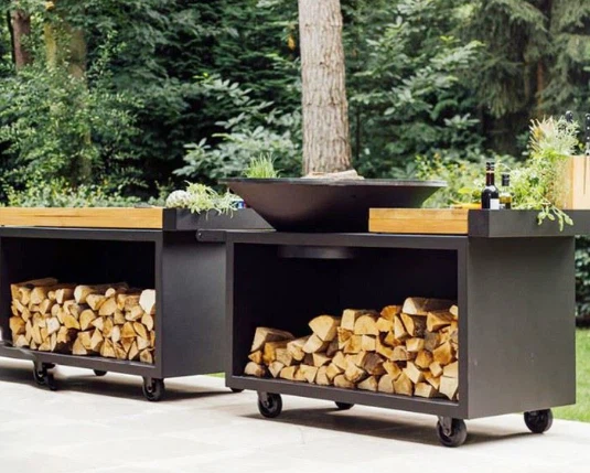 Corten Steel BBQ Stove For Camping suppliers