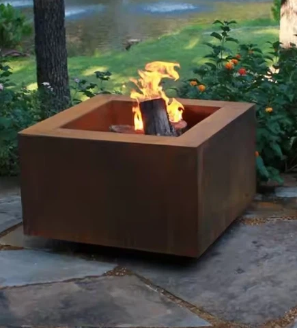 Corten Steel Heating Stove