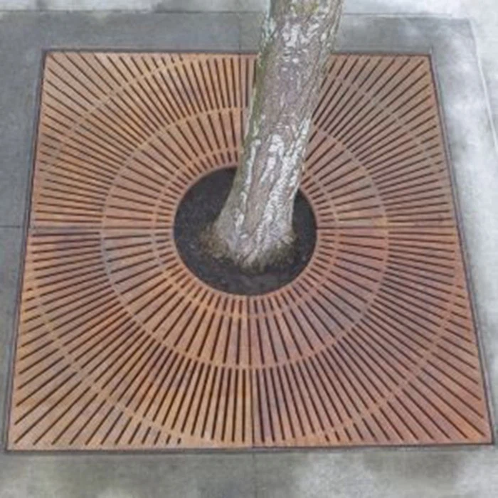 Corten Steel Metal Tree Grate