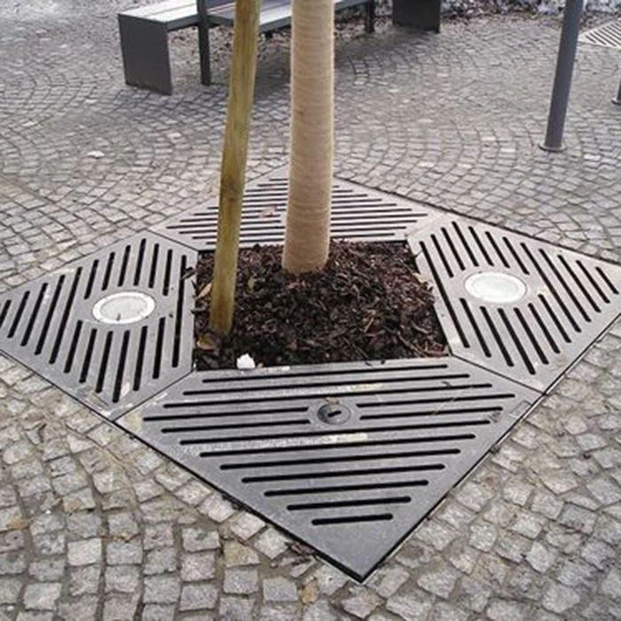 Метална решетка за дърво Corten Steel