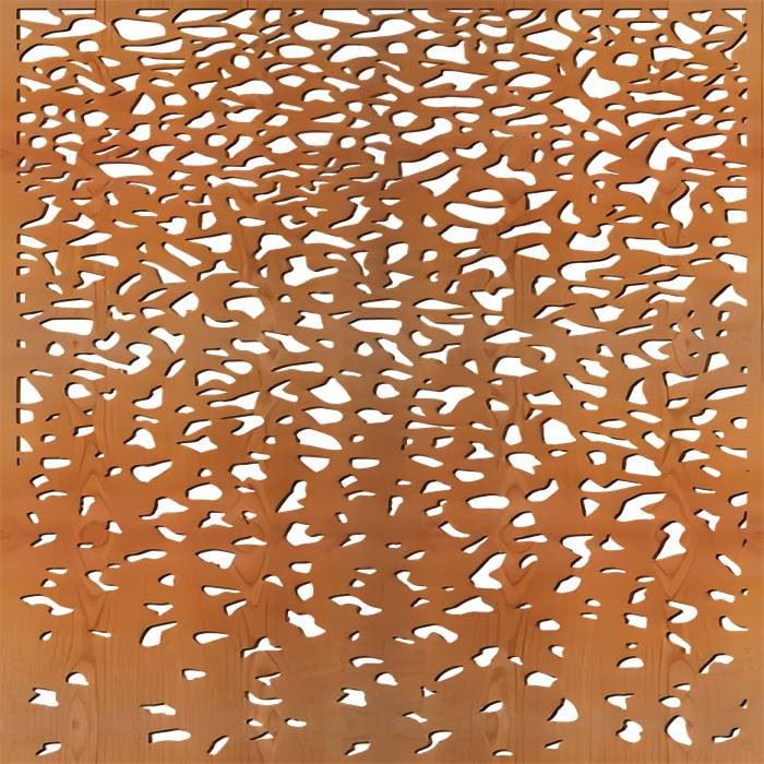 Corten Steel Outdoor Privacy Screen Fence Rustic Weathering Panel suppliers