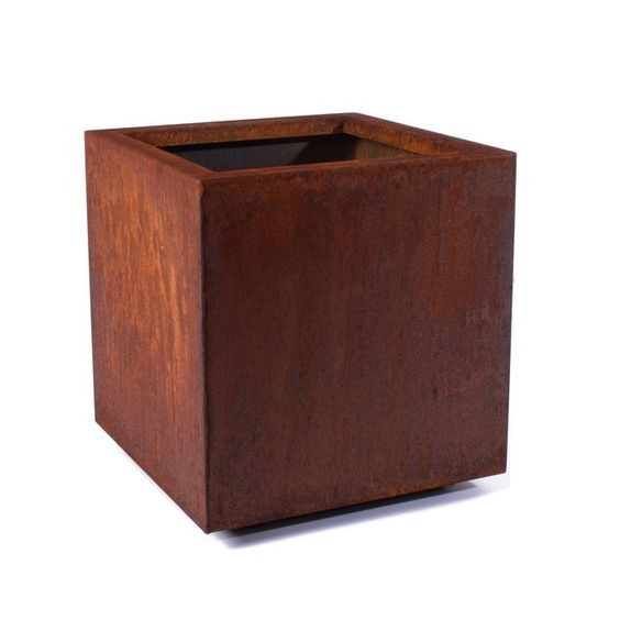 European Style Rectangular Corten Steel Planter