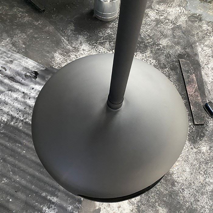 JBL Bkack Carbon Steel Suspended Fireplace