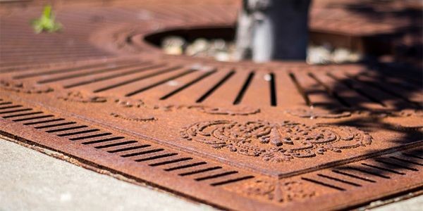 Metal Corten Steel Tree Grate factory