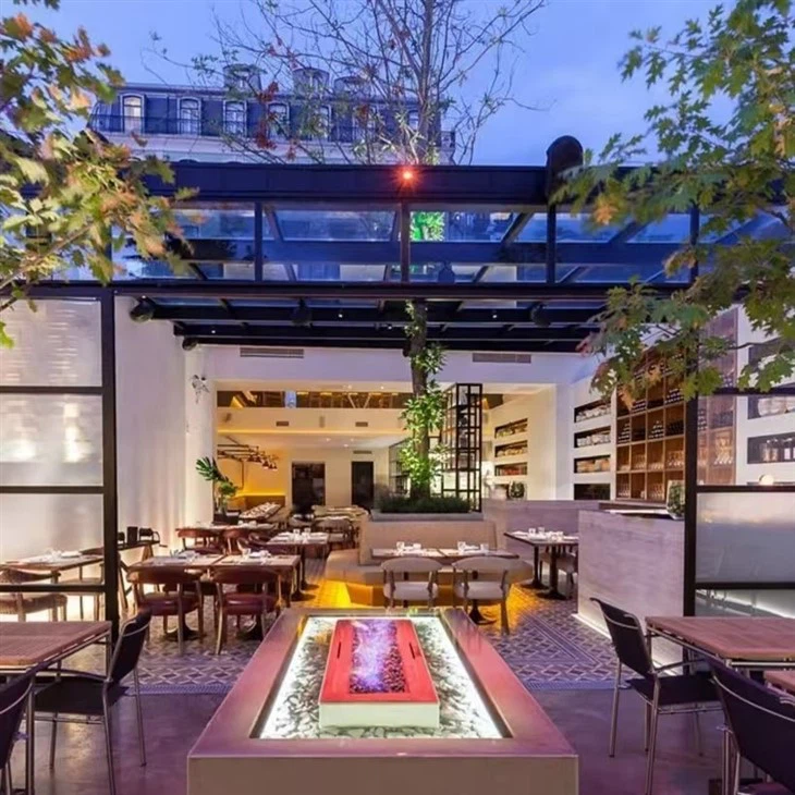 Outdoor Metal Gas Fire Pits