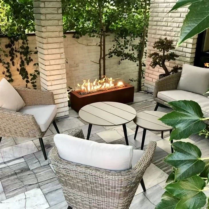 Outdoor Metal Gas Fire Pits