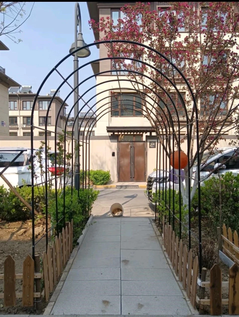 Outdoor Rust-Resistant Garden Archway
