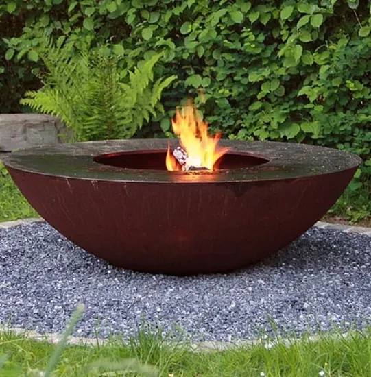 Outdoor Use Tabletop Corten Steel Grill
