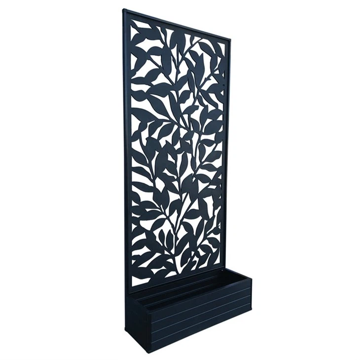 Screen With Flower Pots