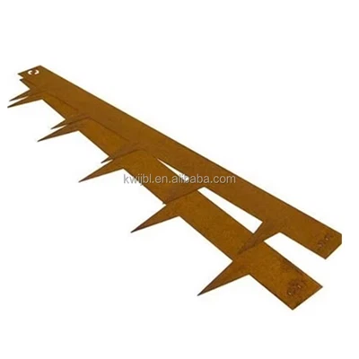 Персонализирани градински кантове от стомана Corten